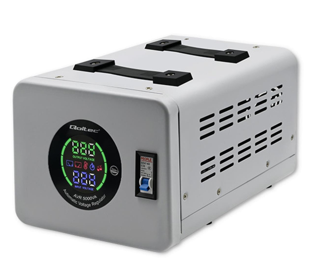 Qoltec Automatyczny stabilizator napięcia AVR 5000VA - 1180199 - zdjęcie